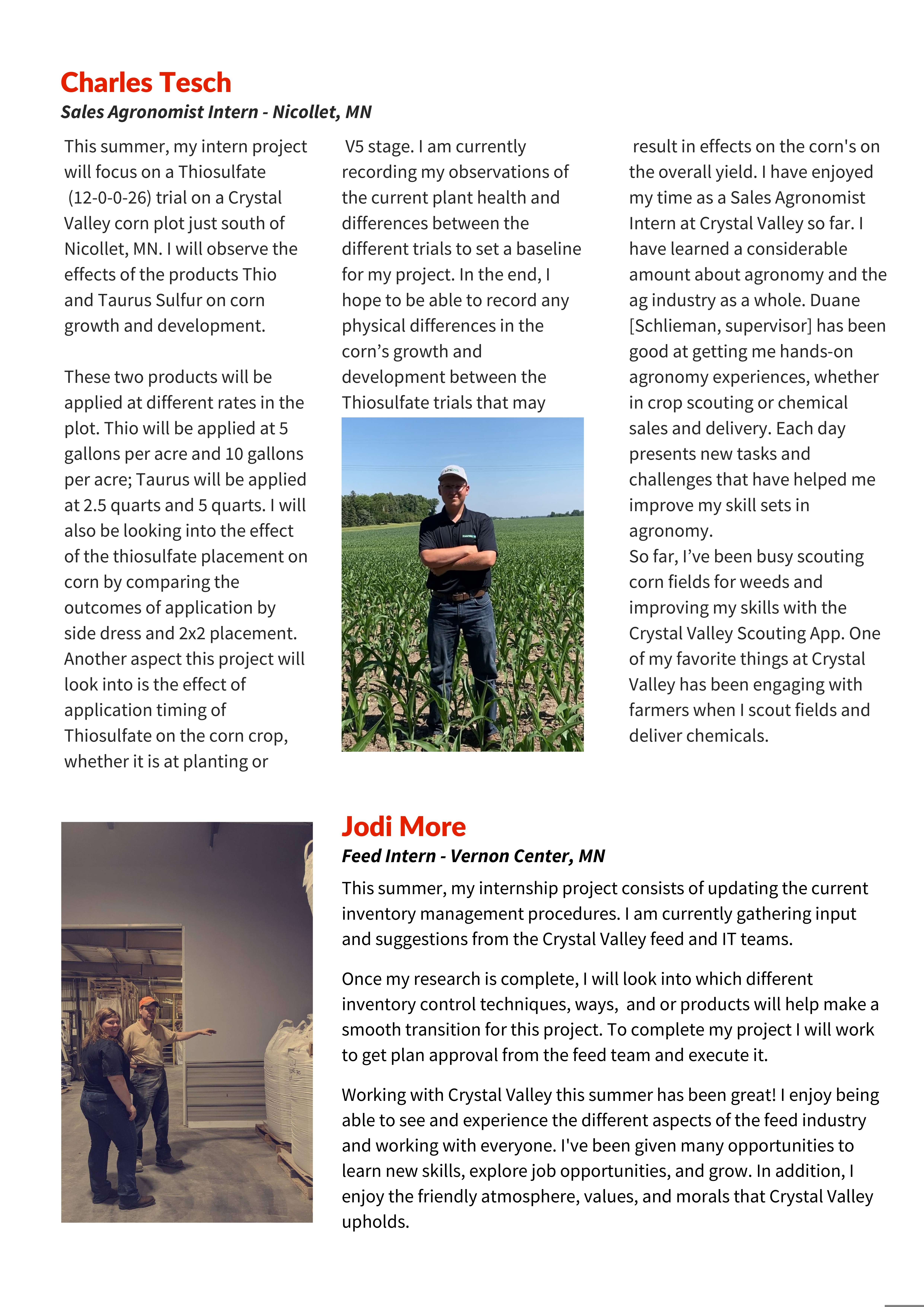 Final Intern Newsletter June 3